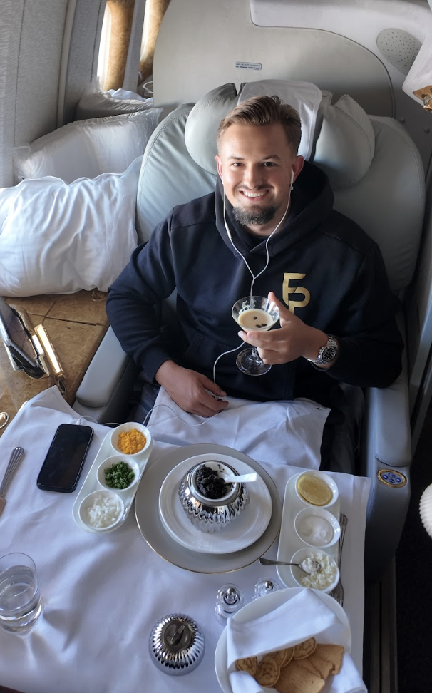 First Class Reise